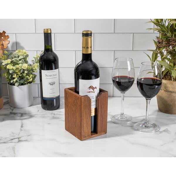 Teak Wine Bottle Storage/Holder On Sale Bed Bath & Beyond 31769770