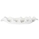 preview thumbnail 1 of 2, Uttermost Ruffled Feathers Modern White Bowl - 4 x 24 x 9.84 - 4 x 24 x 9.84