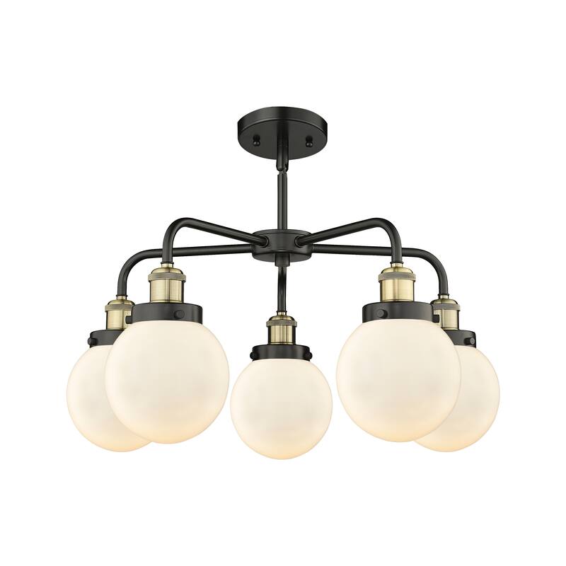 Innovations Lighting Beacon - 5 Light 24" Stem Hung Chandelier