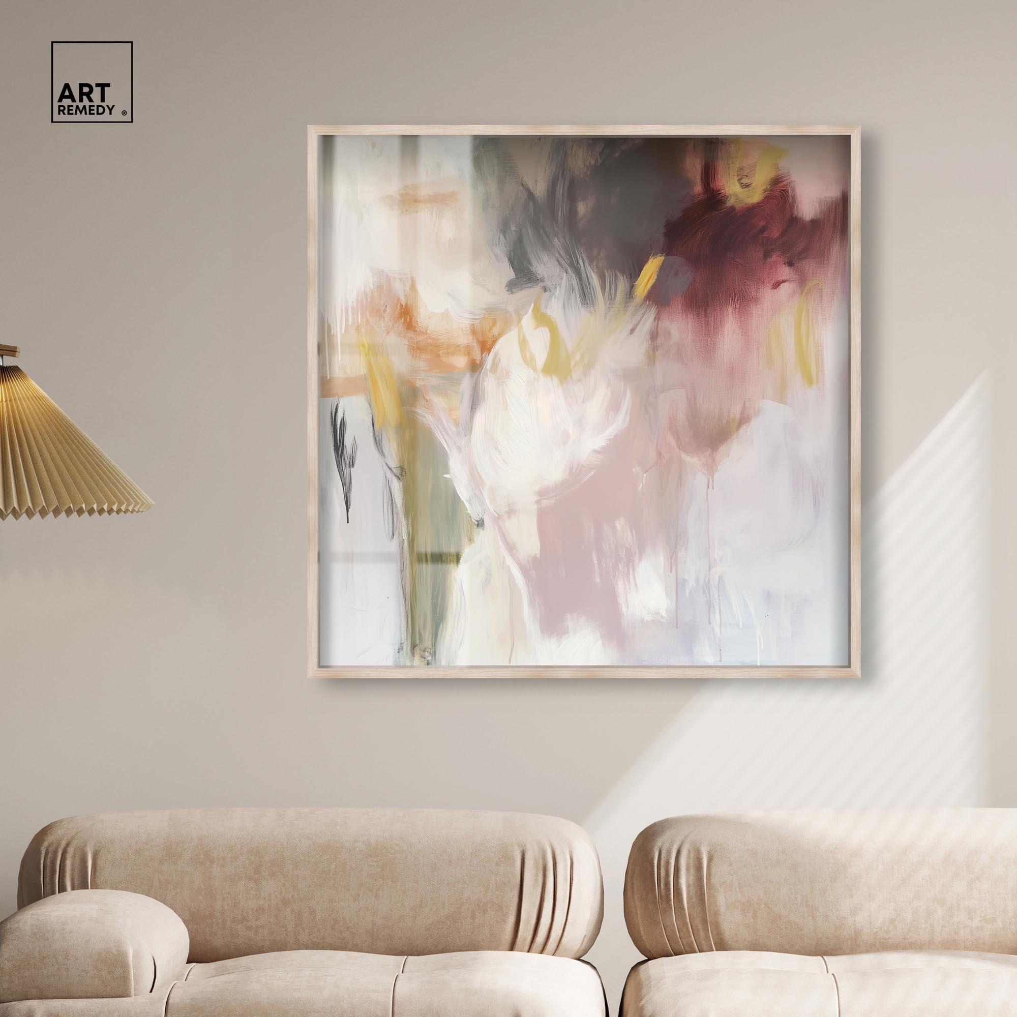 Painterly Energy Shadowbox by Art Remedy