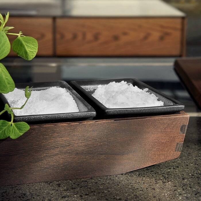 Rosendahl RÅ Condiment Caddy, Thermo Ash - H: 3.0"