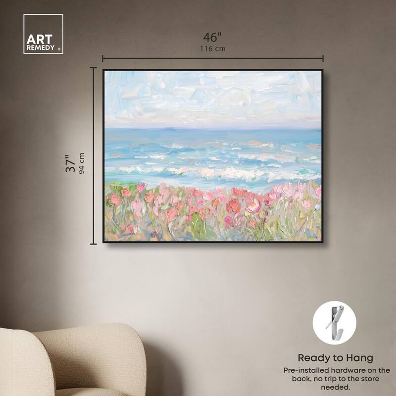 Waves of Peace Canvas by Art Remedy