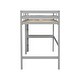 preview thumbnail 8 of 13, Twin Size Wood Bunk Bed with Built-In Desk and Ladder ,Easy Assembly