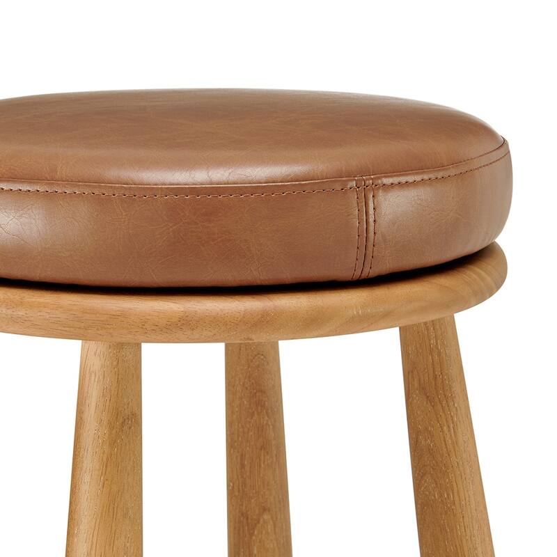 NPD Furniture Deandre Backless Swivel Counter Stool