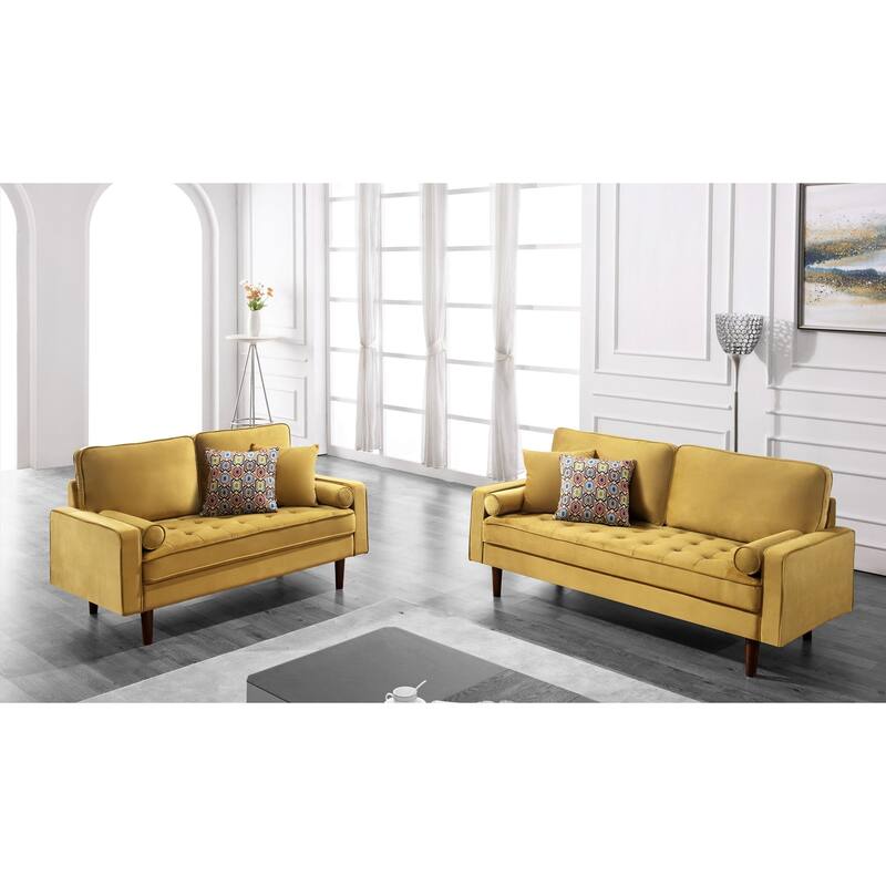 Civa 2 Piece Living Room Set - Sofa and Loveseat