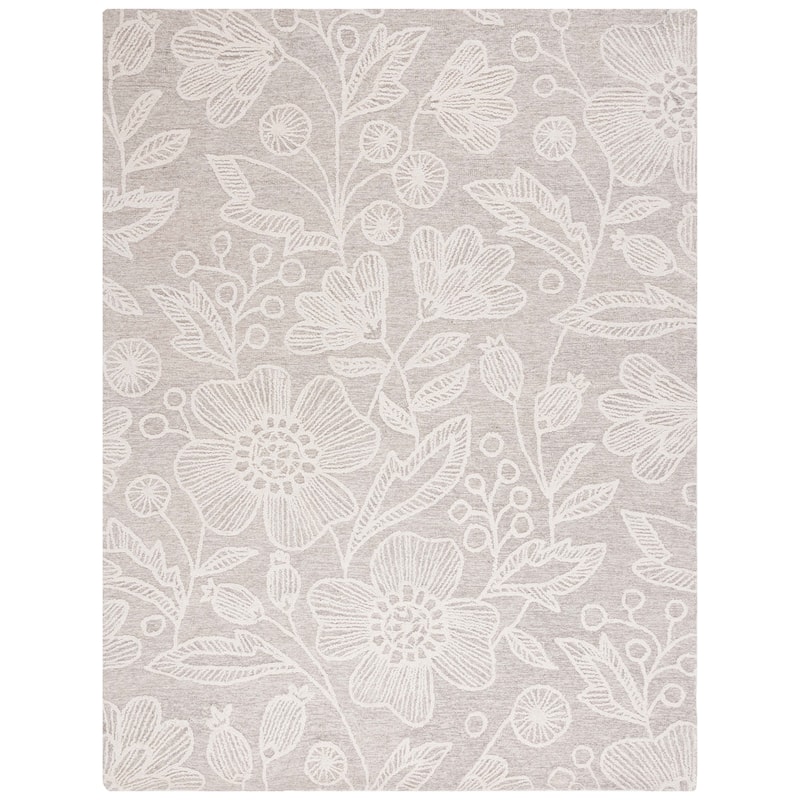 SAFAVIEH Handmade Jardin Kathe Floral Wool Rug
