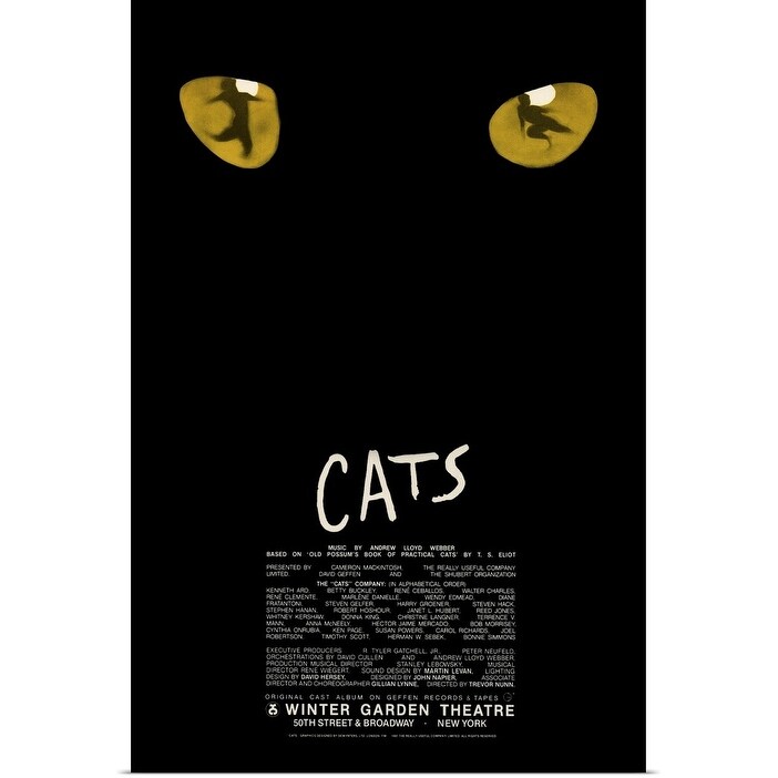 Shop Cats Broadway 1982 Poster Print Overstock 24129266