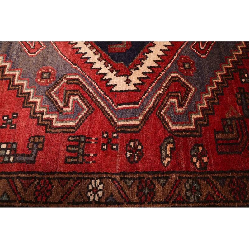 ECARPETGALLERY Hand-knotted Andelz Red Wool Rug - 3'11 x 6'11