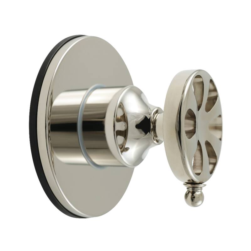 Belknap Single-Handle Three-Way Diverter Valve with Round Trim Kit - Polished Nickel