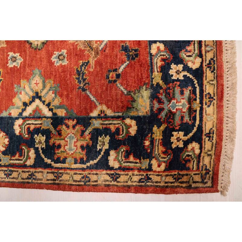 ECARPETGALLERY Hand-knotted Jules Sultane Dark Copper Wool Rug - 4'1 x 6'3