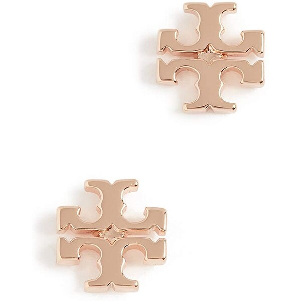 tory burch rose gold earrings