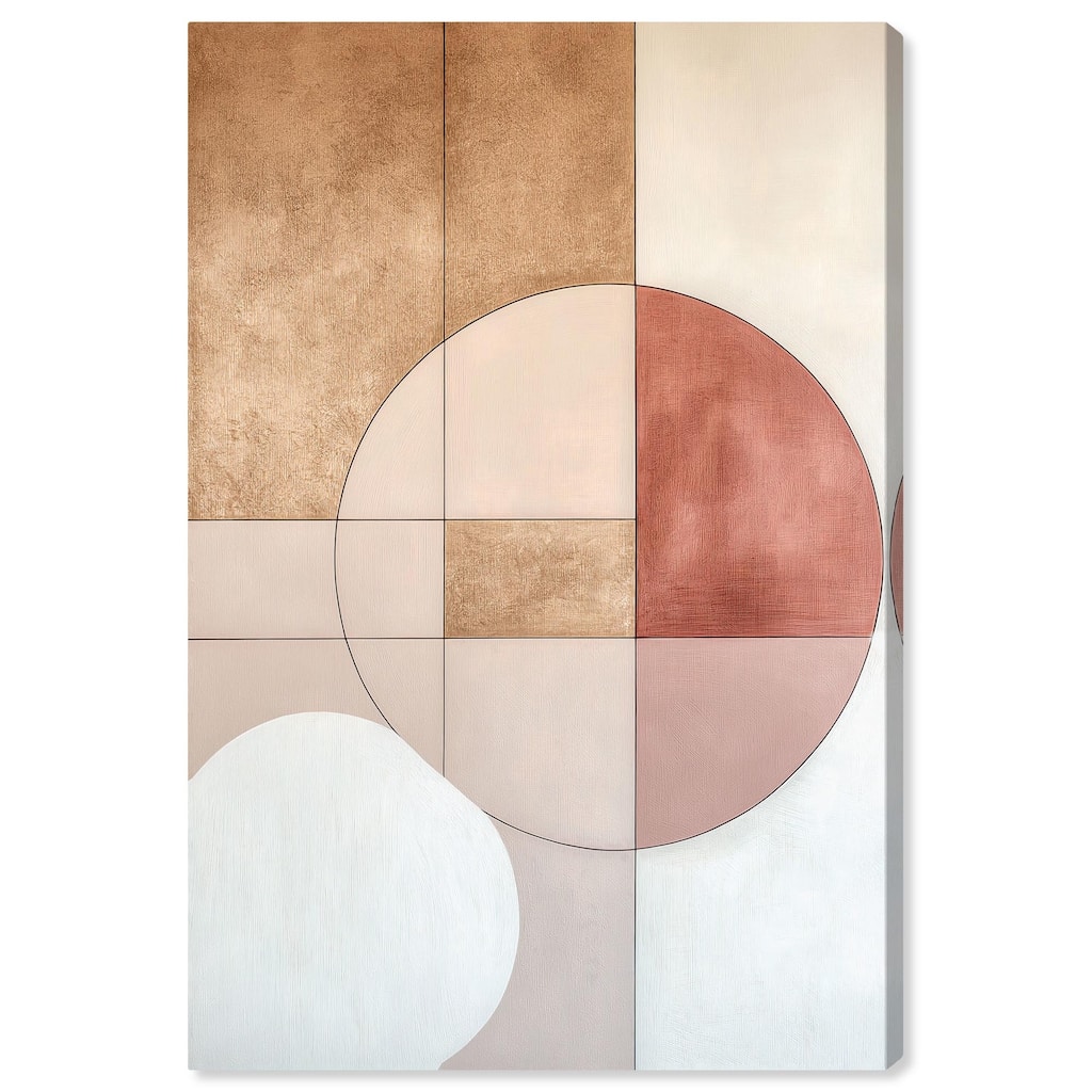 Modernist Circles II Canvas by Art Remedy, Gallery Wrapped