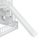 preview thumbnail 17 of 18, Twin Over Full Bunk Bed with Safety Guardrails,Pine Solid Wooden Kids Beds with Slide and Storage Staircase