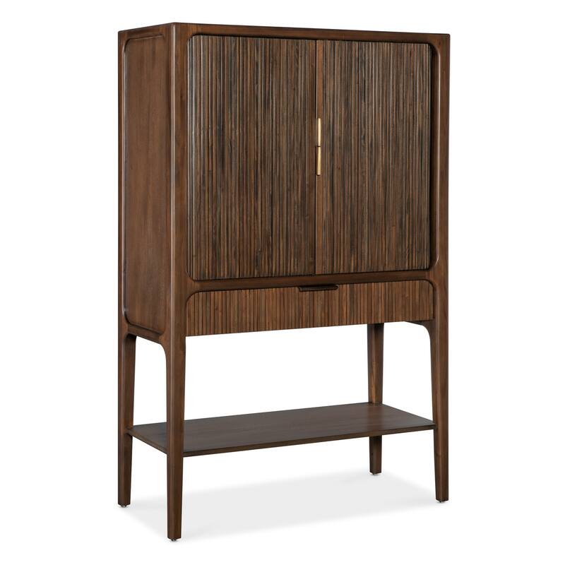 Hooker Furniture M22-50330 Archer 45" Wide 1 Drawer Mahogany Accent - Chestnut / Gold