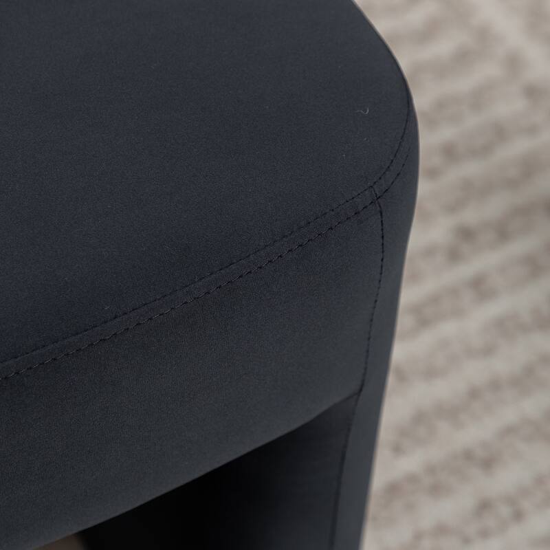 SEYNAR Modern Velvet Upholstered Armless Dining Chair Set of 6