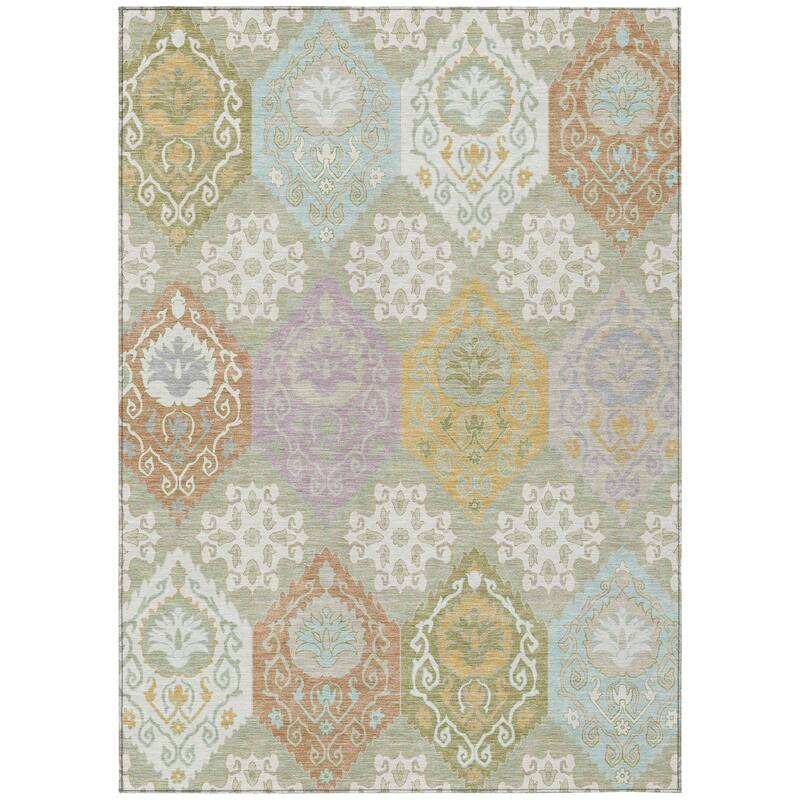 Machine Washable Indoor/ Outdoor Global Bayfield Chantille Rug
