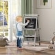 preview thumbnail 13 of 11, 3 in 1 Children's Toys Double-Sided Easel with Two Storage Baskets