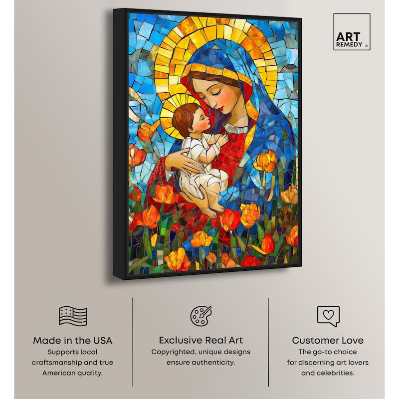 Glass Gospel I Canvas by Art Remedy