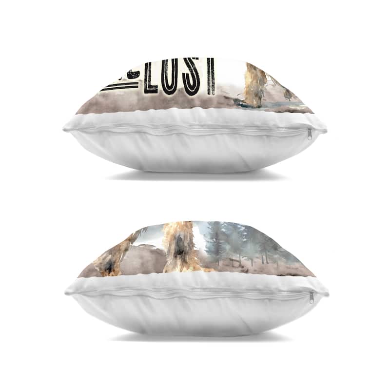 Stupell Wild Mythical Creature Quotes Decorative Printed Throw Pillow Design by Nicole DeCamp (Set of 2)