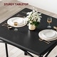 preview thumbnail 15 of 22, 3 Pcs Dining Table Chair Set , Compact Kitchen Table with 2 Upholstered Chairs - 29.2x29.2x30in