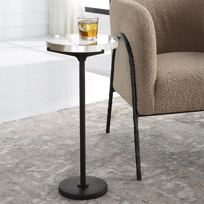 Uttermost Forge Industrial Accent Table - 12"W x 25"H x 12"D