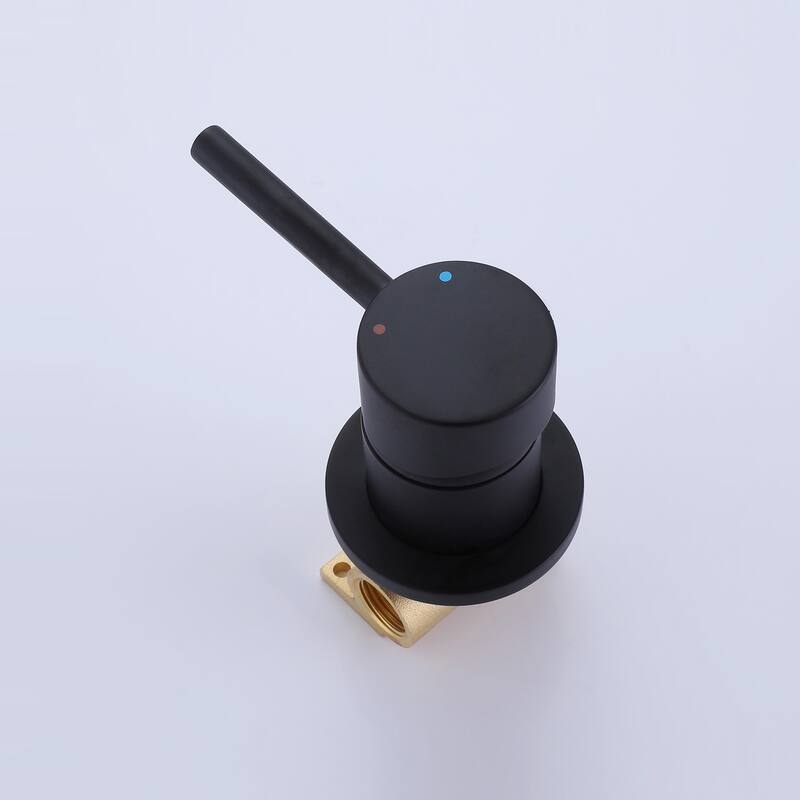 Wall Mounted Exposed Shower System with 10" Showerhead and Handheld Showerhead