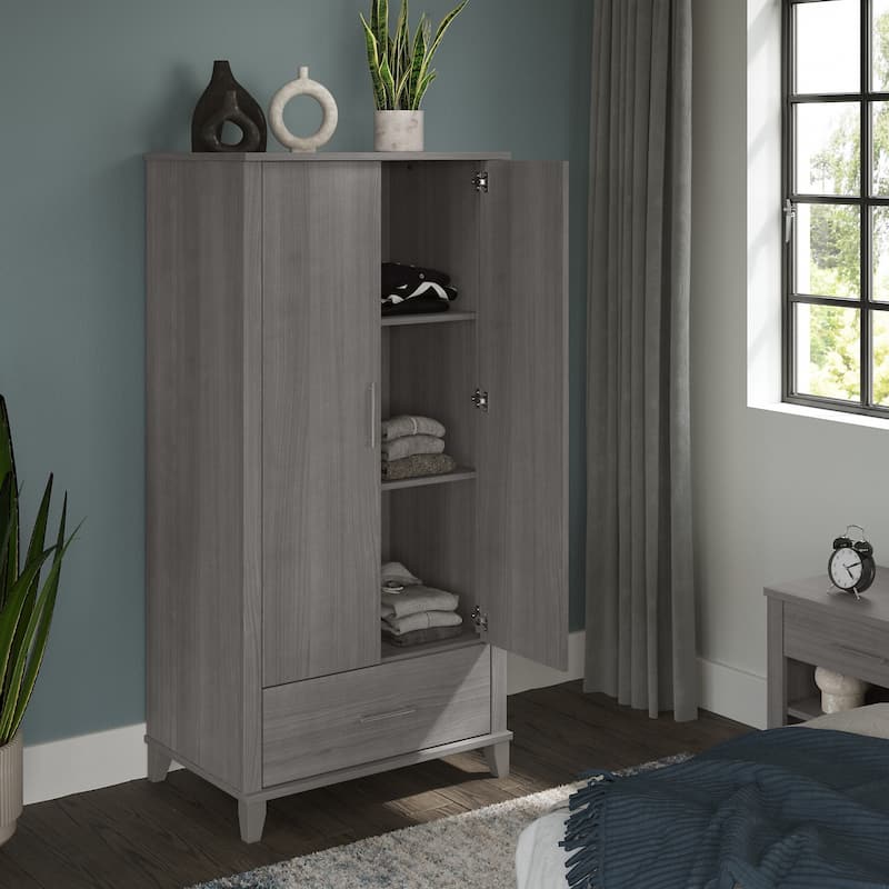 Somerset Large Armoire Cabinet by Bush Furniture