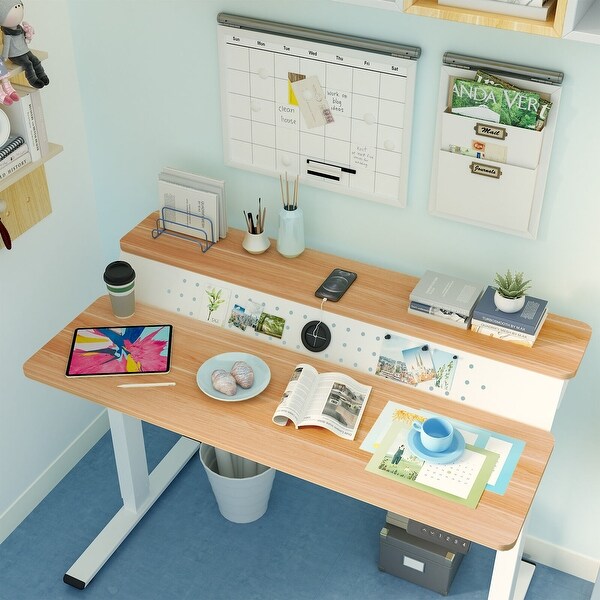 FlexiSpot 2-Tier Height Adjustable Electric Home Office FlexiSpot 2-Tier Height Adjustable Electric Home Office
