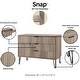preview thumbnail 40 of 125, Manhattan Comfort 2-Piece Dumbo Modern Multi Drawer Dresser Set