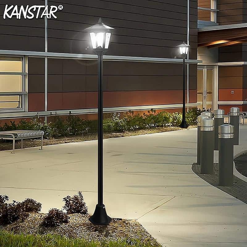 67" Adjustable Solar Lamp Post Lights Waterproof LED - 67''