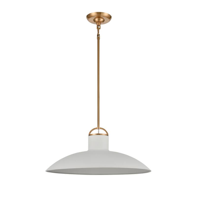 Elk Home Surf Textured White With Textured White Shade 1 Light Pendant