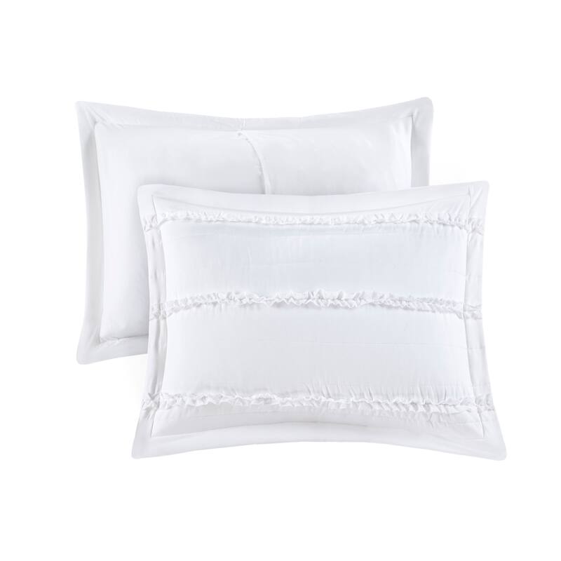 GDF Studio - Celeste 4 Piece Microfiber 2-in-1 Duvet Cover Set