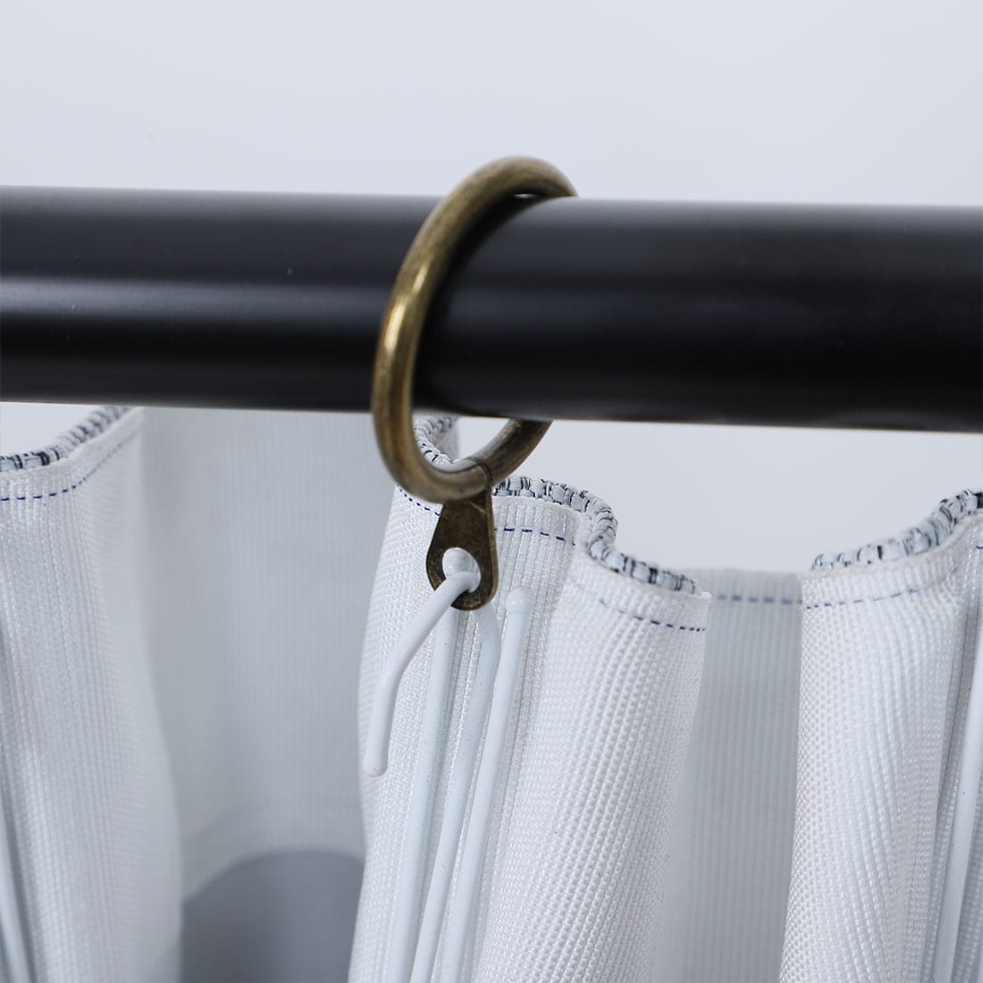Shop 20 Pack Metal Curtain 1 1 Inch With Eyelet Drape Ring Loops
