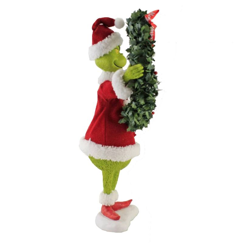 Dept 56 Grinch Decorates Christmas Figure