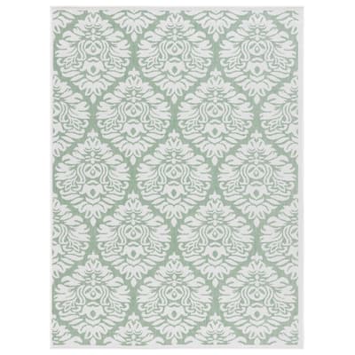 SAFAVIEH Bermuda Regitze Geometric Indoor/Outdoor Waterproof Rug - 8' x 10'