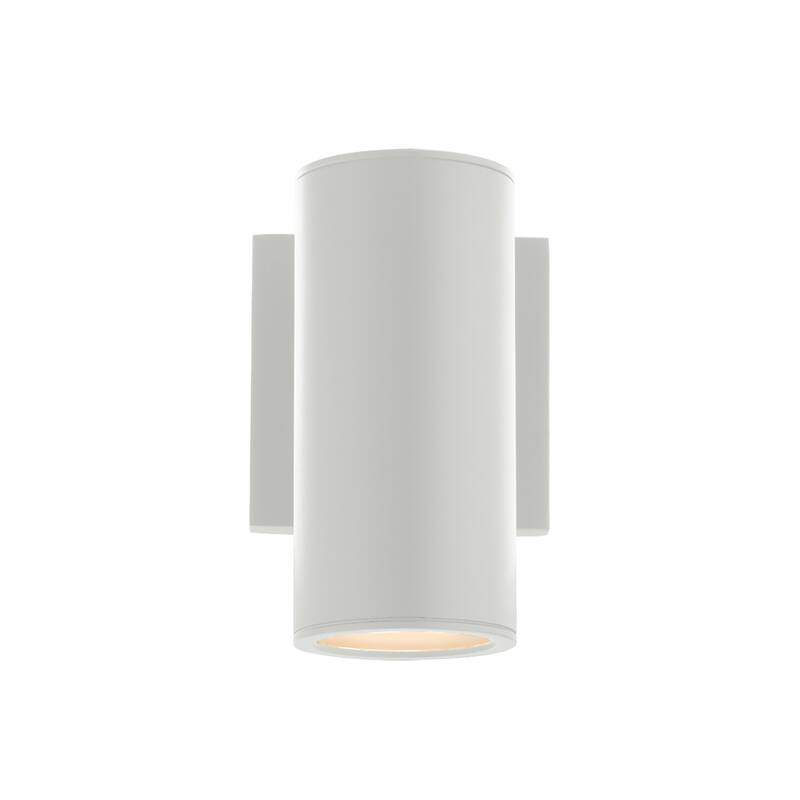 WAC Lighting Cylinder 7" Tall Single Light LED Outdoor Wall Sconce -