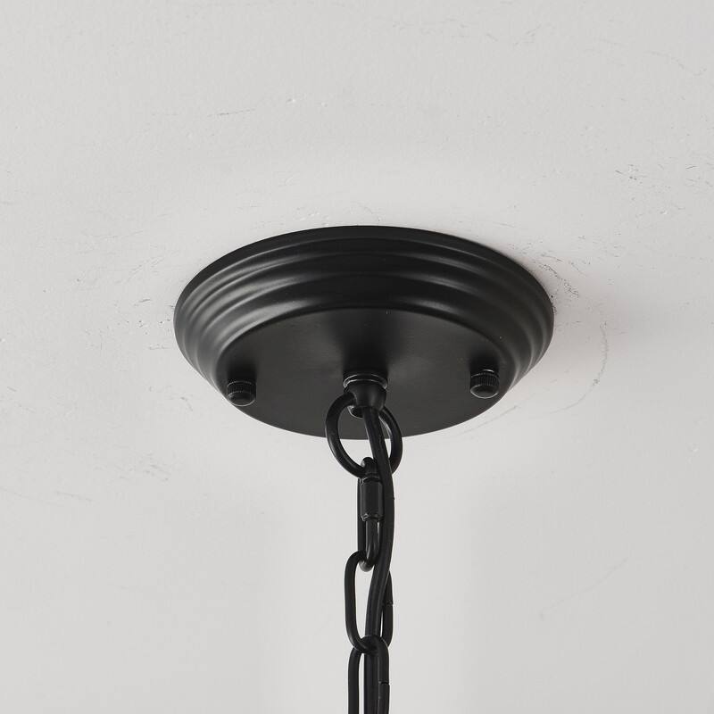 6 Lights Wagon Wheel Chandelier Rustic Wood Farmhouse Chandelier - 25