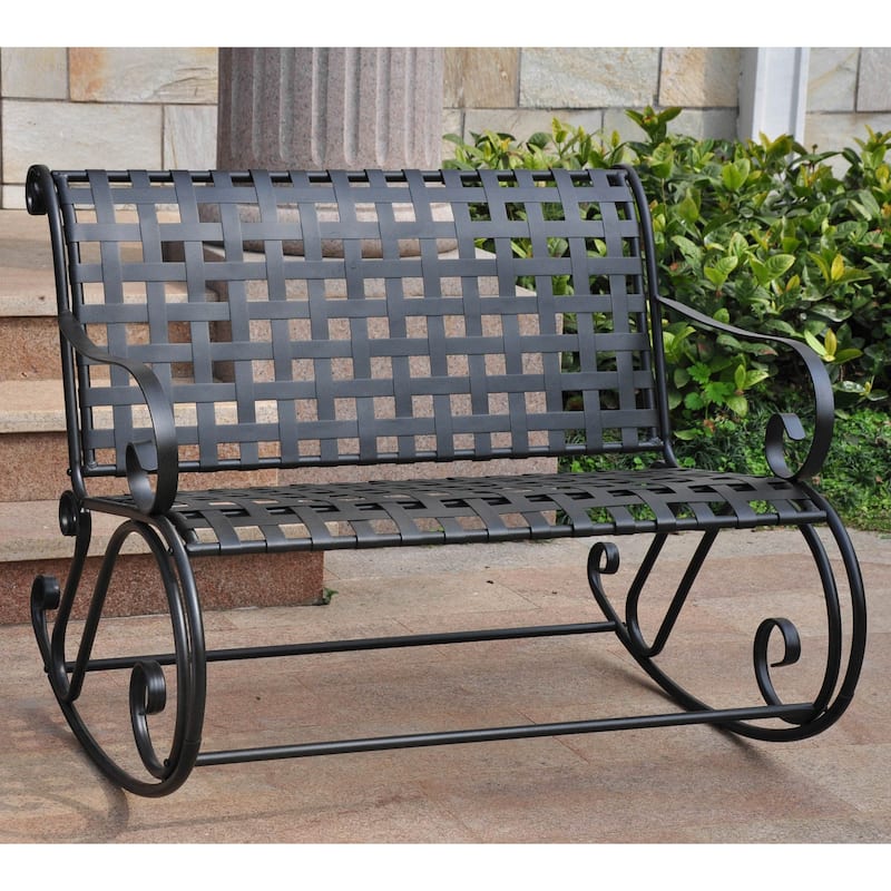 Mandalay Double Porch Rocker - Grey
