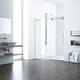 preview thumbnail 4 of 5, VIGO Elan Frameless Sliding Shower Door