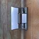 preview thumbnail 8 of 26, DreamLine Unidoor Plus 49-49 1/2 in. W x 72 in. H Frameless Hinged Shower Door - 49" - 49.5" W - 49" - 49.5" W