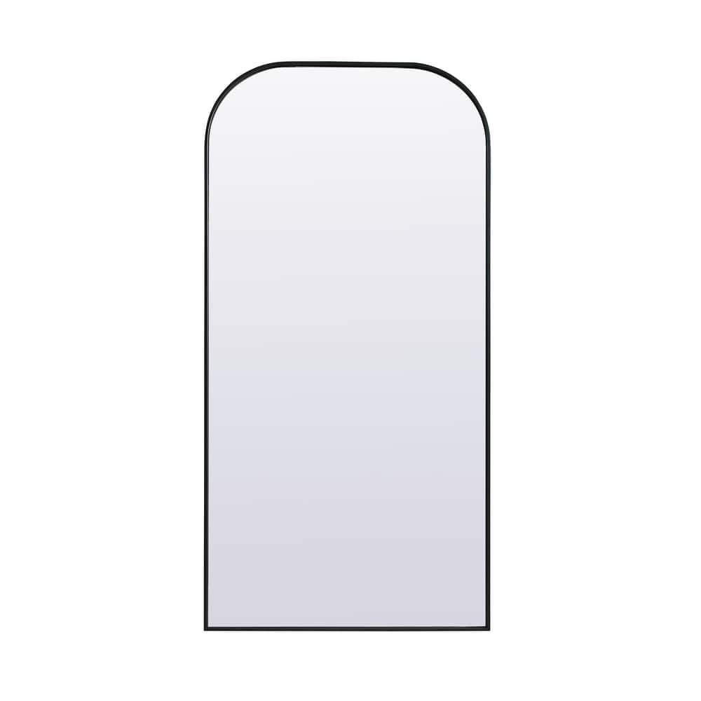 Indigo Home Metal Frame Arch Full Length Mirror 35x72 Inch