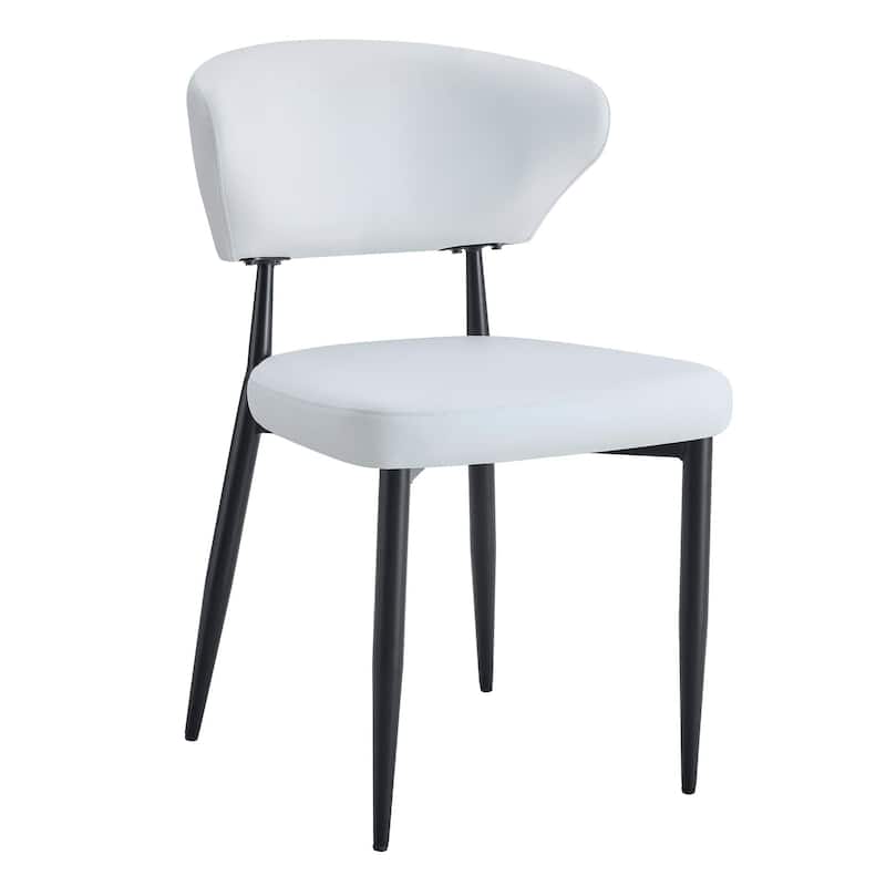 Minimalist Ergonomic Dining Chair, With A Curved Backrest For Comfortable Design,Set of 4