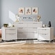 preview thumbnail 1 of 10, Furniture of America Drima Modern 3-Piece Pearl White Solid Wood Kids Dresser and 2-Nightstand Bedroom Set Pearl White
