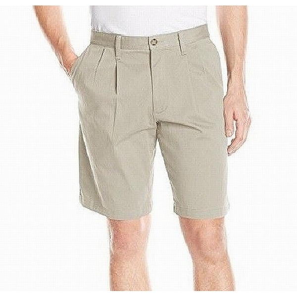 dockers pleated shorts