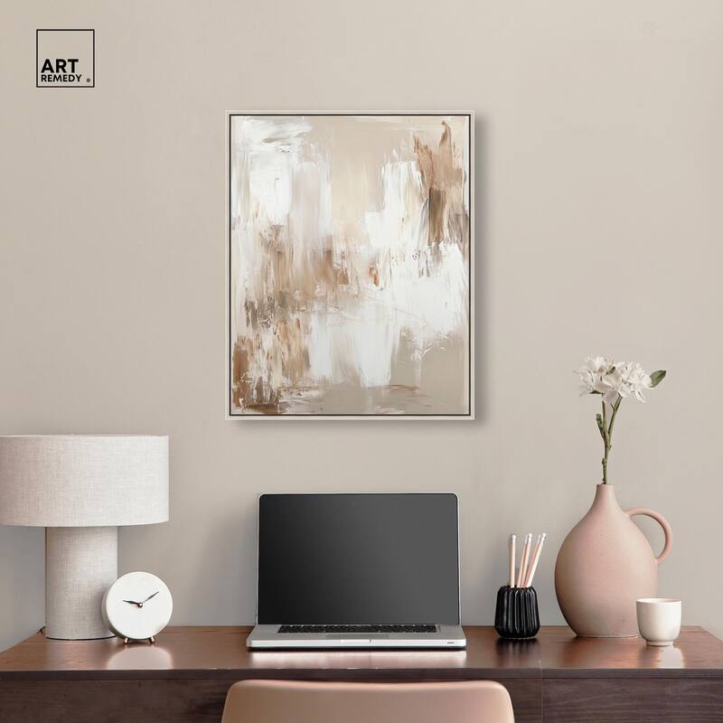 Latte Layers I Canvas by Art Remedy