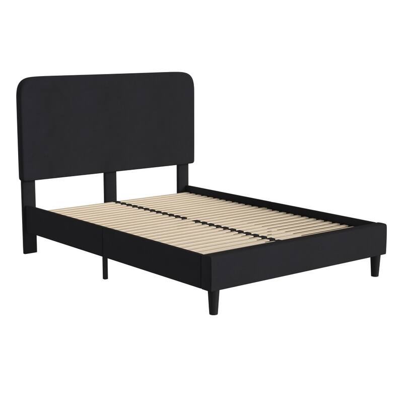 Platform Bed with Headboard - No Foundation Needed
