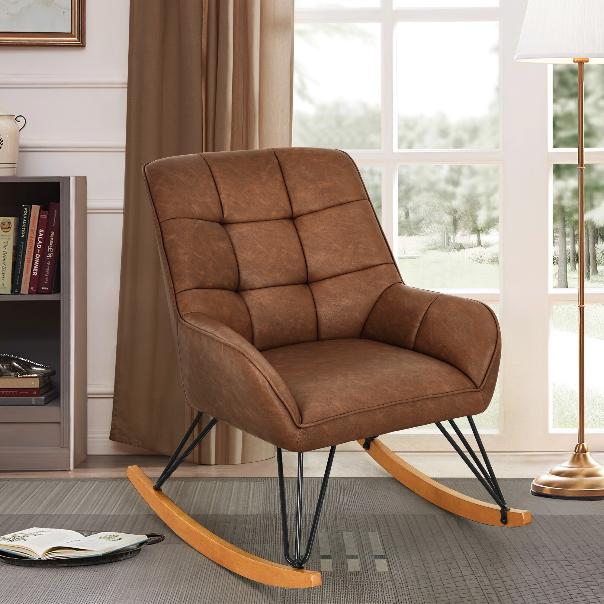 Rocking Chairs Walnut Finish Rocking Chairs Bed Bath Beyond