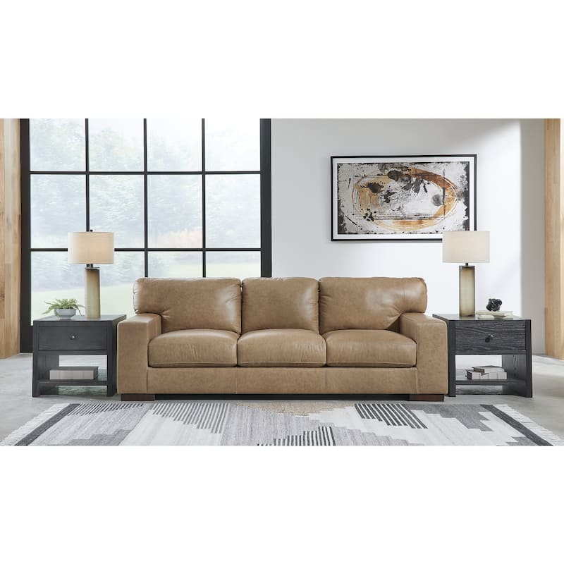 Signature Design by Ashley Lombardia Brown 2-Piece Upholstery Package - 96" W x 40" D x 35" H