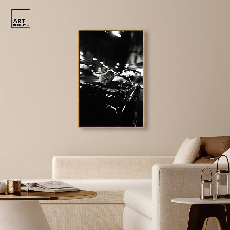 Night Ride Rhapsody Canvas by Art Remedy