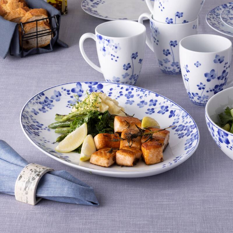 Noritake Bloomington Road Oval Platter, 14"